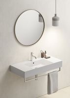 Товар: раковина подвесная/накладная KUBE X 100x47 белый арт-9451111 - фото 4 раковина подвесная/накладная KUBE X 100x47 белый арт-9451111 — фото 4, Раковины подвесные