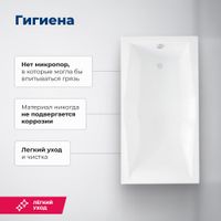 Акриловая ванна Aquanet Vega 190x100 (с каркасом) 00205556 — фото 7, Акриловые ванны