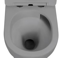 Товар: Унитаз ABBER Bequem AC1101TMG подвесной серый матовый, безободковый, смыв торнадо - фото 18 Унитаз ABBER Bequem AC1101TMG подвесной серый матовый, безободковый, смыв торнадо — фото 18, Подвесные унитазы