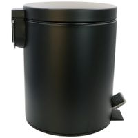 GIFORTES Ведро д/мусора 5 литров круглое, с крышкой SOFT CLOSE, черный матовый 32672 — фото 4, Мусорные ведра
