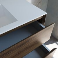 База под раковину Luka 1000 подвесная, 2 выкатных ящика soft-close, C.Oak арт-VMC-2L100CO — фото 7, Тумбы под раковину