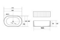 Товар: Раковина накладная ABBER Bequem AC2116MB черная матовая - фото 5 Раковина накладная ABBER Bequem AC2116MB черная матовая — фото 5, Раковины накладные