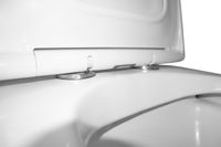 Унитаз-компакт Azario MIRADA S 385х620х920 напольный, безободковый в комплекте с бачком и сиденьем микролифт, белый арт-AZ-1288A — фото 8, Напольные унитазы