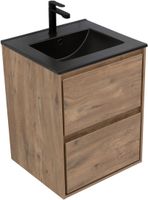 Тумба с раковиной Aquanet Милан 50 цв. дуб рустикальный арт-00340161 — фото 5, Тумбы с раковиной