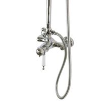 OXFORD Душевой настенный гарнитур (см-ль д/душа терм./колонна ARCO/верхн.душ/шланг/ручной душ),хром 31862 — фото 3, Душевые стойки