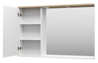 Зеркальный шкаф арт-Э-Рес02120-1Л — фото 3, Зеркальные шкафы в ванную