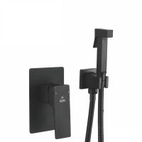 Гигиенический душ со смесителем Rose , черный арт-R1005H — фото 1, Гигиенические души