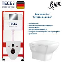 Товар: КОМПЛЕКТ TECE + BIEN: 9400412 Инсталляция для подвесного унитаза TECE + Bien DOR Унитаз подвесной с функцией биде с гигиеническим покрытием в комплекте с сиденьем микролифт DRKA050AMVP1W5000 TC412DORVP1 - фото 1 КОМПЛЕКТ TECE + BIEN: 9400412 Инсталляция для подвесного унитаза TECE + Bien DOR Унитаз подвесной с функцией биде с гигиеническим покрытием в комплекте с сиденьем микролифт DRKA050AMVP1W5000 TC412DORVP1 — фото 1, Комплекты унитаз + инсталляция