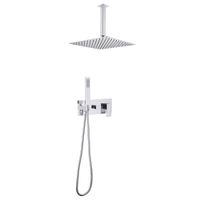 Душевая система ABBER Daheim AF8221 скрытого монтажа без излива, хром — фото 1, Встраиваемые душевые комплекты