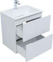 Тумба с раковиной Aquanet Джейн 60 цв.белый матовый (раковина Фортуна) 00332531 — фото 13, Тумбы с раковиной