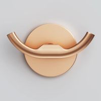 A85A35644 X-Joy, Двойной крючок для полотенец, роз. золото — фото 3, Крючки для полотенец