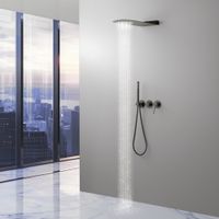 Душевая система встроенная Timo Saona SX-2340/18SM черное золото — фото 2, Встраиваемые душевые комплекты