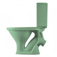 Товар: Унитаз-компакт "Вест" косой выпуск, с кнопочной арматурой и сиденьем, салатовый SANTERI 1P2018S0400BF - фото 3 Унитаз-компакт "Вест" косой выпуск, с кнопочной арматурой и сиденьем, салатовый SANTERI 1P2018S0400BF — фото 3, Напольные унитазы