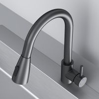 F85B07522 X-Joy S, смеситель для кухни с вытягивающимся изливом, черный — фото 6, Смесители для кухни