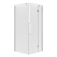 Душевое ограждение Niagara Nova (90х90х195) квадрат,хром,дверь распашная,стекло прозрачное,1 место арт-NG-6631-34 — фото 1, Квадратные душевые уголки