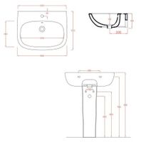 Пьедестал Artceram Ten для раковины цвет белый арт-TEC003 01 00 — фото 3, Пьедесталы для раковины