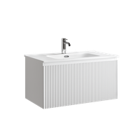 Тумба подвесная SANCOS Snob R 1.0 790х445х406, c одним ящиком оснащенным доводчиками, Bianco , арт. арт-SNR1.080W — фото 7, Тумбы под раковину