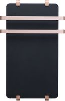 Полотенцесушитель электрический Allen Brau Infinity 80x44 с рейлингом 2.0 и креплением, медь браш 00325629 — фото 1, Электрические полотенцесушители