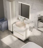 Пенал Allen Brau Activity 35 1.34009.NO L дуб/олива браш — фото 4, Пеналы для ванной комнаты