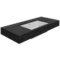 Раковина Scarabeo TEOREMA 2.0 встраиваемая снизу с переливом без отверстий цвет белый арт-5135 — фото 1, Раковины встраиваемые снизу