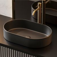 Товар: Раковина накладная ABBER Bequem AC2116MB черная матовая - фото 2 Раковина накладная ABBER Bequem AC2116MB черная матовая — фото 2, Раковины накладные