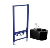 (рама AQUATEK INSB-0000001 + биде AQ1004-MB) арт-SET AQUATEK МИЯ-MB биде — фото 5, Комплекты унитаз + инсталляция