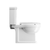 унитаз приставной CLASSIC компакт фаянсовый белый арт-871711 — фото 1, Напольные унитазы