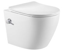 Унитаз подвесной IBERICA BLANCA BILBAO ALTO BIDE Tornado с функцией биде, белый (IB.BLA.234.1B1B) — фото 1, Подвесные унитазы