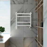 Полотенцесушитель электрический Grota Tela 530х600 белый Tela 530х600 RAL9016 EL — фото 3, Электрические полотенцесушители