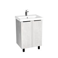 Тумба под раковину VIANT БЕРЛИН 60 напольная цемент арт-VBER60MDC-T2ST — фото 7, Тумбы под раковину