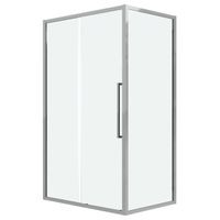 Душевое ограждение Grossman Cosmo 100.K33.02.130.10.00-200.K33.02.100.10.00 (130х100х195) раздвижная,хром,стекло прозрачное,2 места арт-120.K33.02.1310.10.00 — фото 1, Прямоугольные душевые уголки
