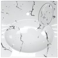 Раковина подвесная Azario Carmen 605х602х85 Белый мрамор арт-CS00078503 — фото 6, Раковины подвесные