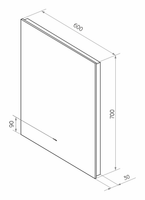 Товар: Зеркало арт-НЕМ-02-60/70-14 - фото 4 Зеркало арт-НЕМ-02-60/70-14 — фото 4, Зеркала в ванную комнату