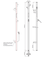Товар: Электрический полотенцесушитель стойка мини, 30W, нержавеющая сталь, матовая медь 704154015 - фото 1 Электрический полотенцесушитель стойка мини, 30W, нержавеющая сталь, матовая медь 704154015 — фото 1, Электрические полотенцесушители