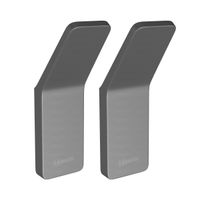 Крючок одинарный SMOOTH LINE для полотенец 2 шт., графит арт-9716003 — фото 3, Крючки для полотенец