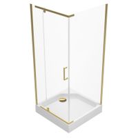 ДО "Терра-Голд", 90х90, квад. низ. подд. (3 места+сифонD90мм) арт-Щ0000073931 — фото 4, Квадратные душевые уголки