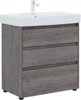 Товар: Тумба под раковину Aquanet Nova Lite 75 дуб рошелье (3 ящика) 00302473 - фото 1 Тумба под раковину Aquanet Nova Lite 75 дуб рошелье (3 ящика) 00302473 — фото 1, Тумбы под раковину