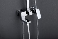 Товар: Душевая стойка ABBER Daheim AF8216L с изливом, хром - фото 3 Душевая стойка ABBER Daheim AF8216L с изливом, хром — фото 3, Душевые стойки