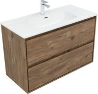 Тумба с раковиной Aquanet Милан 100 цв. дуб рустикальный арт-00340165 — фото 15, Тумбы с раковиной