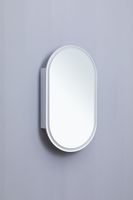 Зеркальный шкаф Aquanet Монте 50 белый, с LED подсветкой арт-00344787 — фото 10, Зеркальные шкафы в ванную