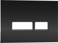 Комплект 3в1 IBERICA BLANCA инсталляция SILENCIO MINI, унитаз BURGOS ALTO белый, кнопка смыва CRYSTAL-R черный глянцевый (IB.001M.BRA.234.2211) — фото 8, Комплекты унитаз + инсталляция