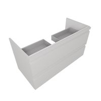 Комплект мебели: Тумба 100см ВЕГА с раковиной AQ4100-00, 2 ящика, цвет серый туман арт-AQ77100-LG — фото 3, Комплекты мебели для ванной