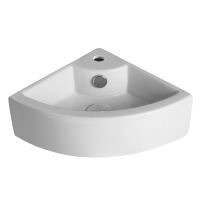 Раковина Azario 31х31х12.5, угловая, белая арт-AZ-4299 — фото 3, Раковины подвесные