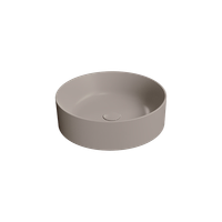 Товар: раковина накладная KUBE X Ø45 серый беж матовый tortora matt GSI арт-942705 - фото 2 раковина накладная KUBE X Ø45 серый беж матовый tortora matt GSI арт-942705 — фото 2, Раковины накладные