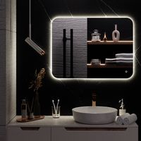 Зеркало с LED-подсветкой MILAN (60*80) /AQUA DE MARCO MIL60/80 — фото 6, Зеркала в ванную комнату