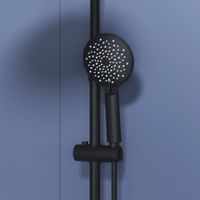 Душевая стойка черная со смесителем RGW SP-25B, (Ручной душ.Шланг 1,5 м.), арт-59140125-04 — фото 6, Душевые стойки