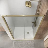 Товар: Дверь в нишу Niagara Nova NG-44-11ASG (110х195) раздвижная,золото сатин,стекло прозрачное,1 место - фото 6 Дверь в нишу Niagara Nova NG-44-11ASG (110х195) раздвижная,золото сатин,стекло прозрачное,1 место — фото 6, Раздвижные душевые двери