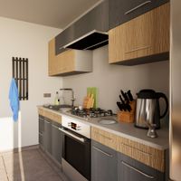 Полотенцесушитель электрический INARO ПРОФИЛЬНЫЙ 800х240 правый, скр.монтаж, СНШ, черный матовый(RAL 9005), (Ferrum, 10 крючков), Маргроид арт-Inaro-8024-1081-9005R — фото 2, Электрические полотенцесушители