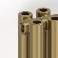 Отопительный радиатор Сунержа Эстет-00 500х495 11 секций Золотой шёлк арт-32-0332-5011 — фото 1, Радиаторы отопления