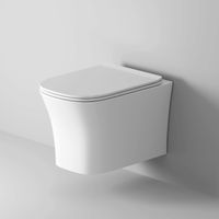 Унитаз подвесной Grossman Style (485х355х350) безободковый,белый с тонкой крышкой,микролифт,1 место арт-GR-4474S — фото 1, Подвесные унитазы